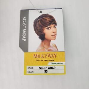 Vintage Wig Wrap Short Hair
